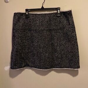 Size 10 J Crew wool twill skirt.